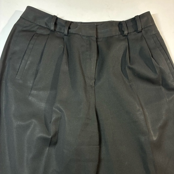 Brooks Brothers Pants Womens 6 100% Wool Black Fully Lined Trouser Preppy Office - Picture 2 of 5